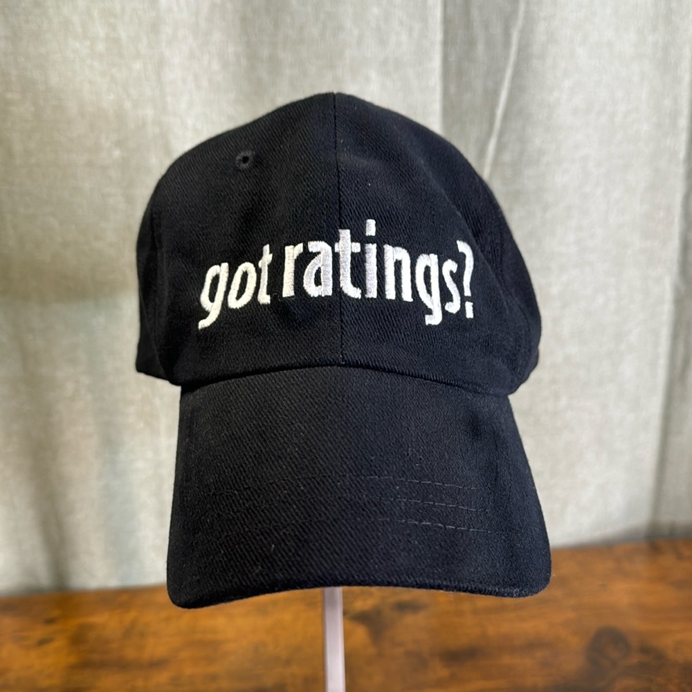 Headshots Arbitron Got Ratings? Cap 100% Cotton Black One Size